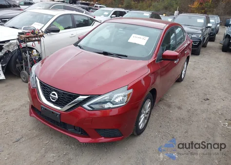 2018 Nissan Sentra Sv из США, поврежденный, VIN 3N1AB7APXJY290485